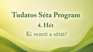 Tudatos Séta Program 4. Hét: Ki vezeti a sétát?